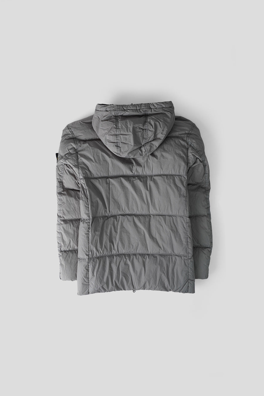 Stone Island - DOUDOUNE CRINKLE REPS NY HOODED GRIS CHARBON - LE LABO STORE