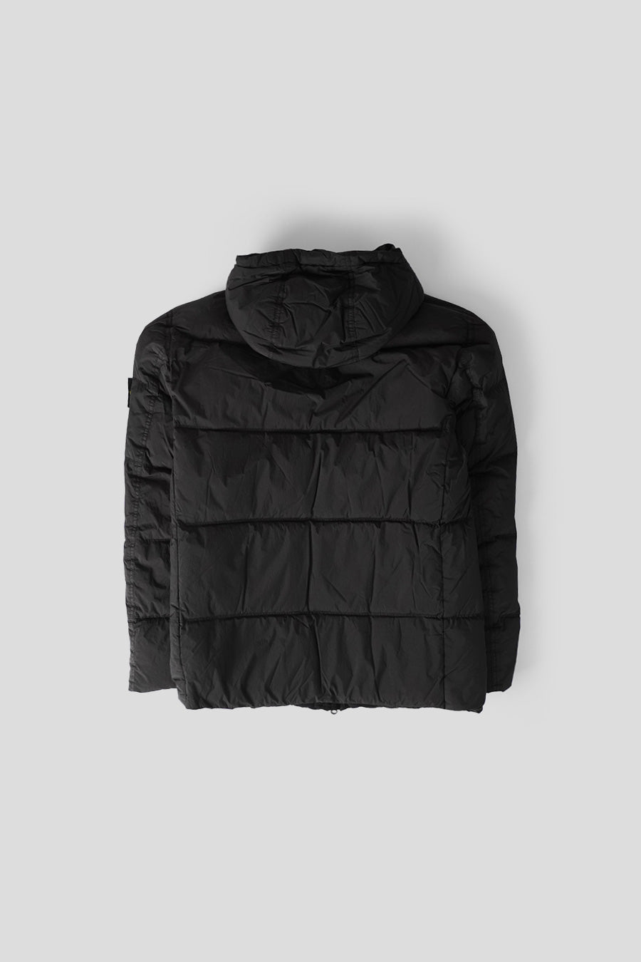 Stone Island - DOUDOUNE CRINKLE REPS NY HOODED NOIRE - LE LABO STORE