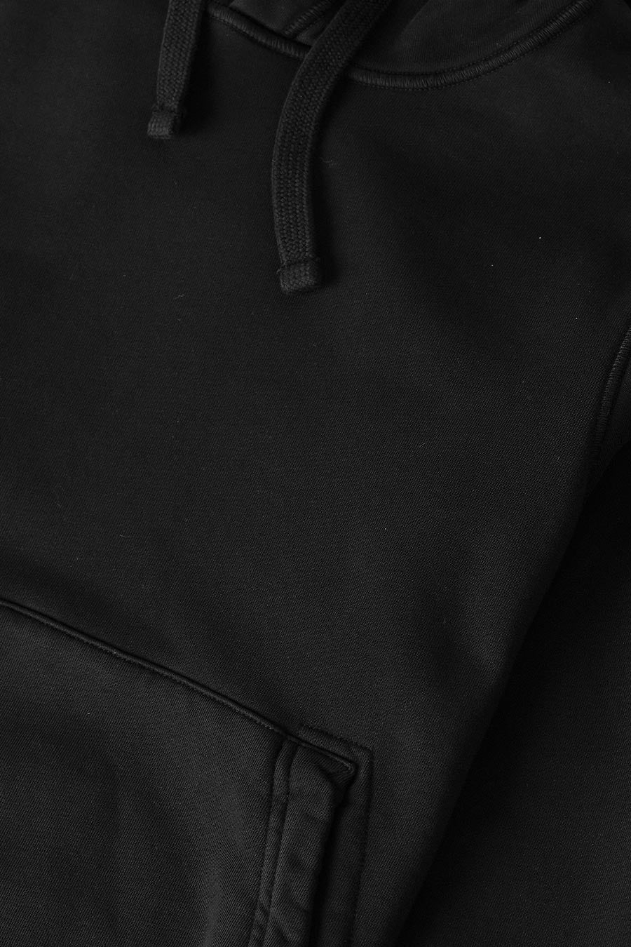 Stone Island - HOODIE ORGANIC COTTON FLEECE BLACK - LE LABO STORE