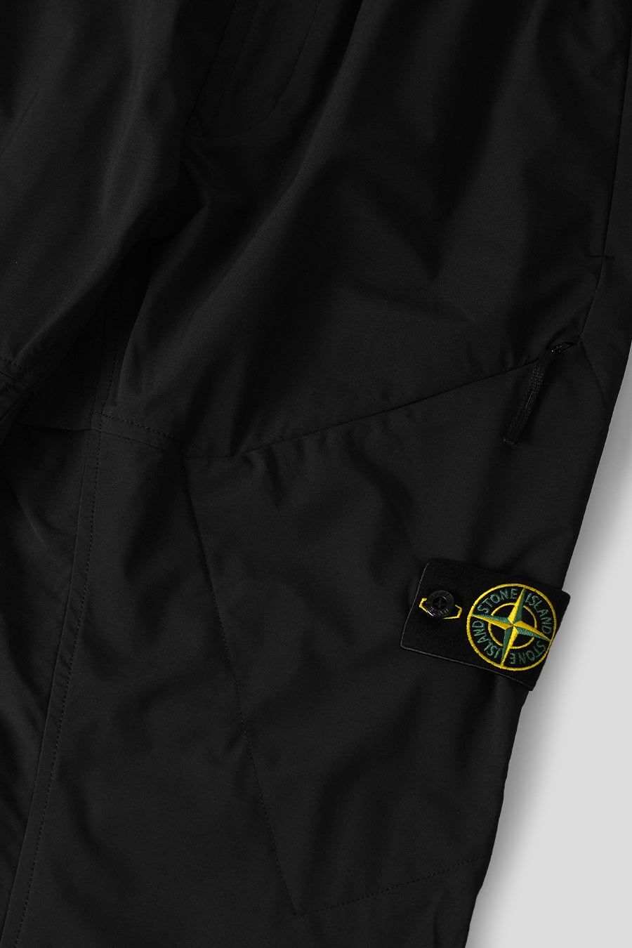 Stone Island - SOFT SHELL-R_E. DYE TECH BLACK TROUSERS - LE LABO STORE