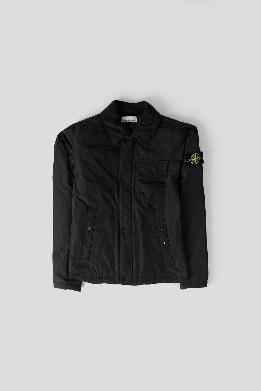 Stone Island - COACH MICRO REPS BLACK JACKET - LE LABO STORE
