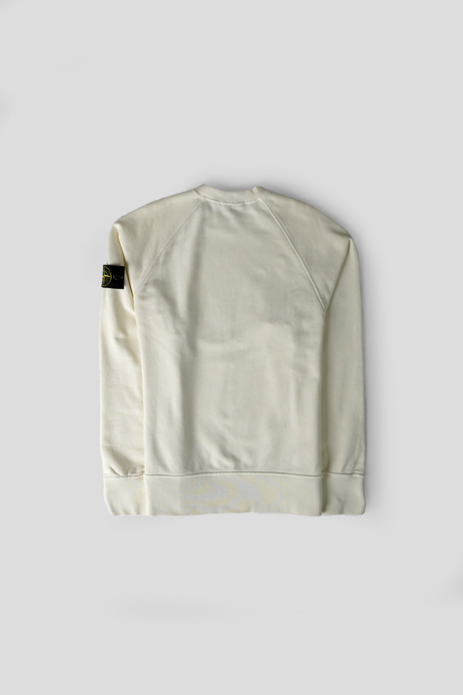 Stone Island - CREWNECK ORGANIC COTTON FLEECE IVORY - LE LABO STORE