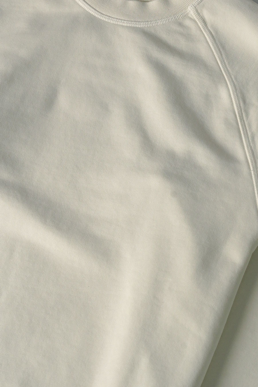 Stone Island - CREWNECK ORGANIC COTTON FLEECE IVORY - LE LABO STORE