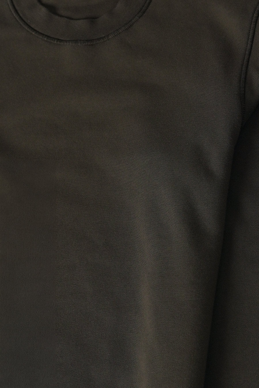 Stone Island - CREWNECK ORGANIC COTTON RAGLAN FLEECE MARRON - LE LABO STORE