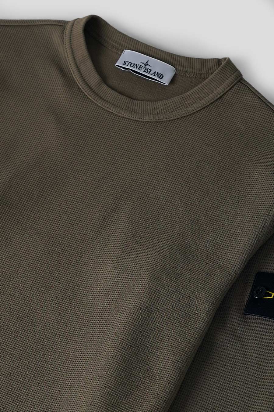 Stone Island - ORGANIC COTTON INTERLOCK GREEN SWEATER - LE LABO STORE