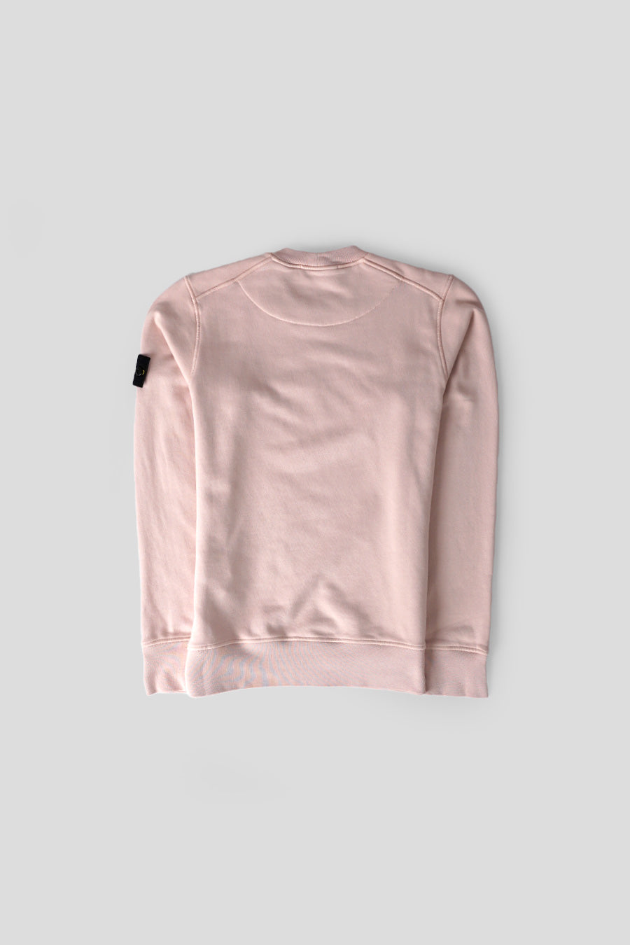 Stone Island - CREWNECK ORGANIC COTTON RAGLAN FLEECE ROSE PÂLE - LE LABO STORE