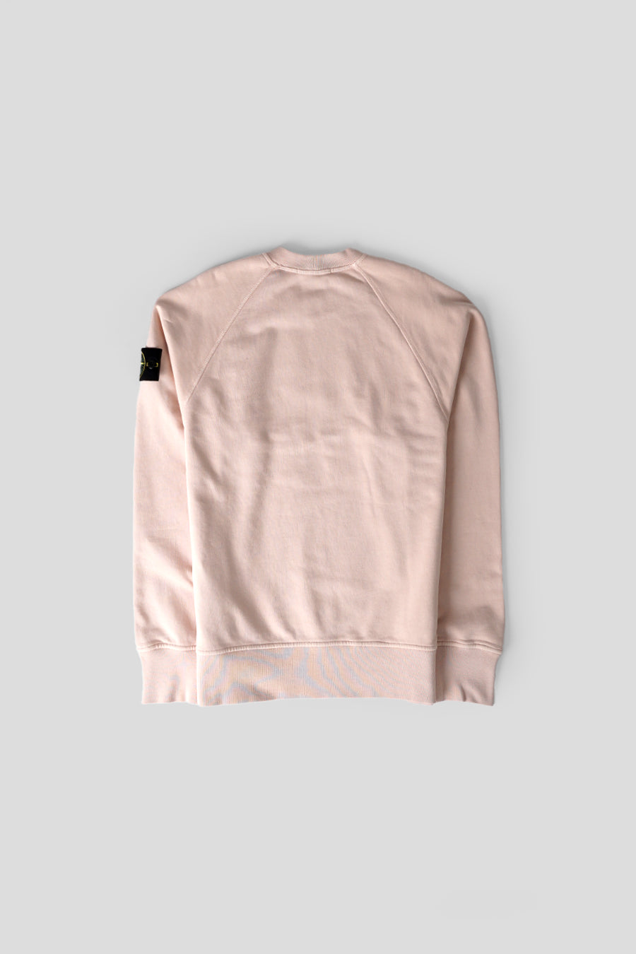Stone Island - CREWNECK ORGANIC COTTON FLEECE ROSE PÂLE - LE LABO STORE