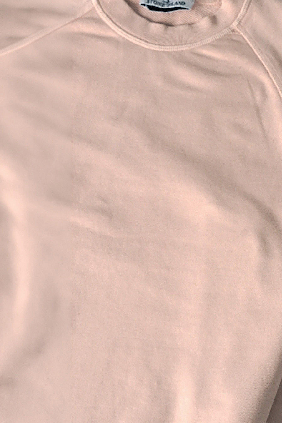 Stone Island - CREWNECK ORGANIC COTTON FLEECE ROSE PÂLE - LE LABO STORE