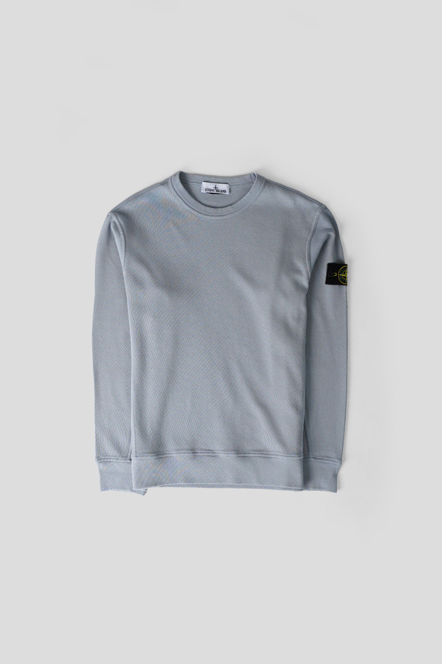 Stone Island - ORGANIC COTTON INTERLOCK PULLOVER LIGHT BLUE - LE LABO STORE