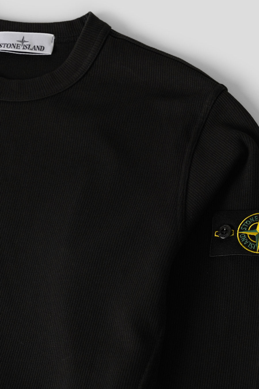 Stone Island - SWEATER ORGANIC COTTON INTERLOCK BLACK - LE LABO STORE