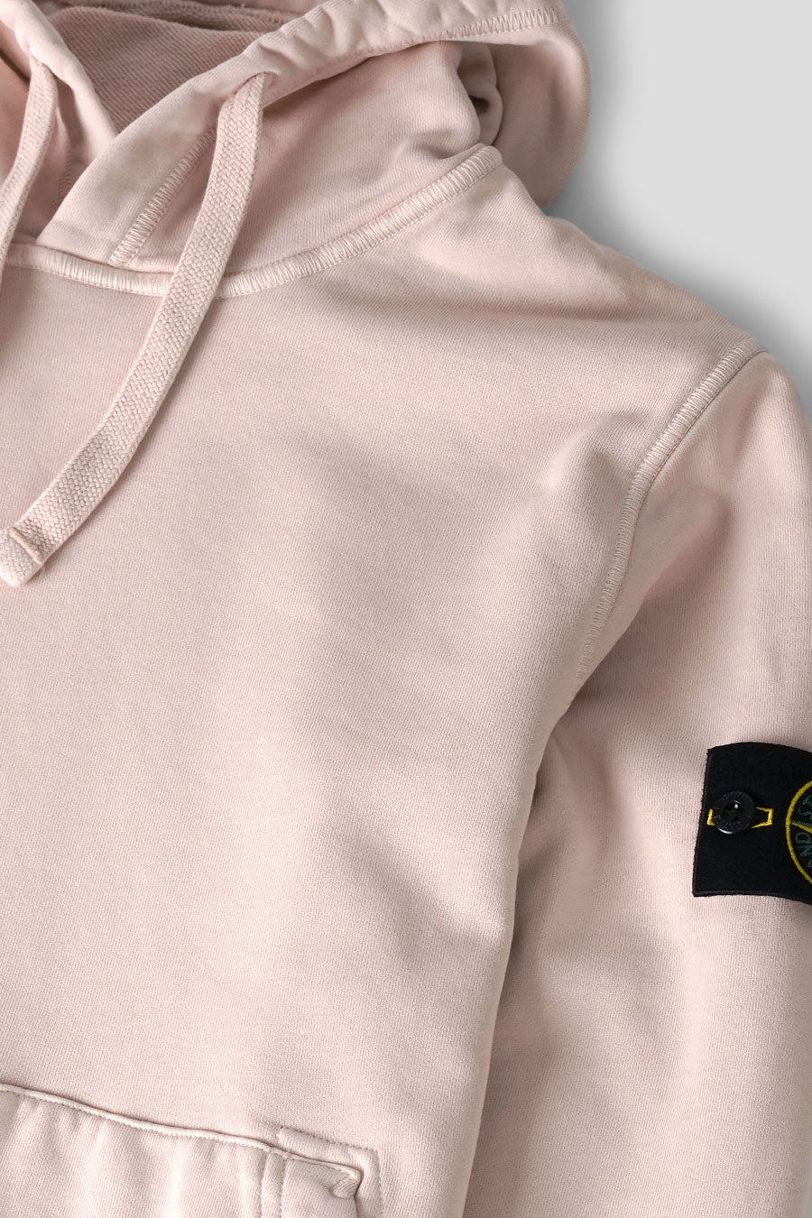 Stone Island - HOODIE ORGANIC COTTON FLEECE PALE PINK - LE LABO STORE