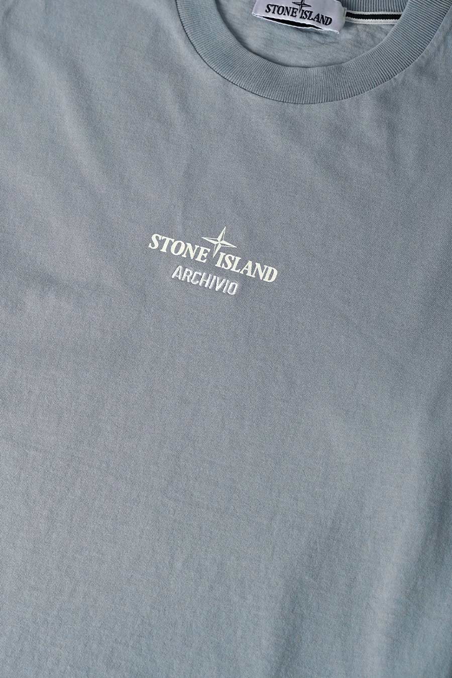 Stone Island - T-SHIRT ACHIVIO AW26 GRIS CENDRÉ - LE LABO STORE