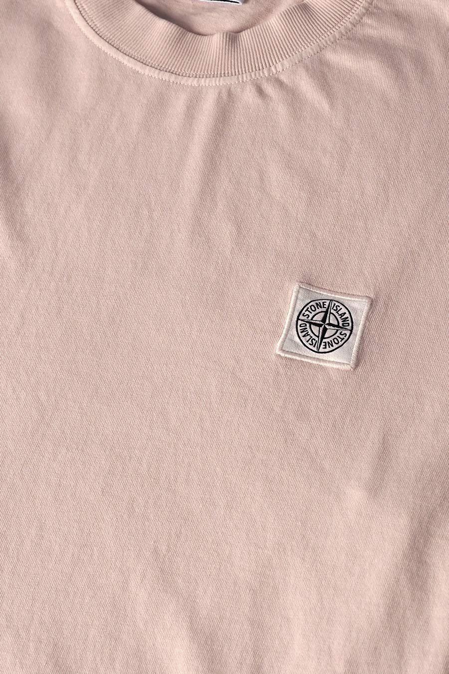 Stone Island - T-SHIRT COMPASS PATCH ROSE PÂLE - LE LABO STORE