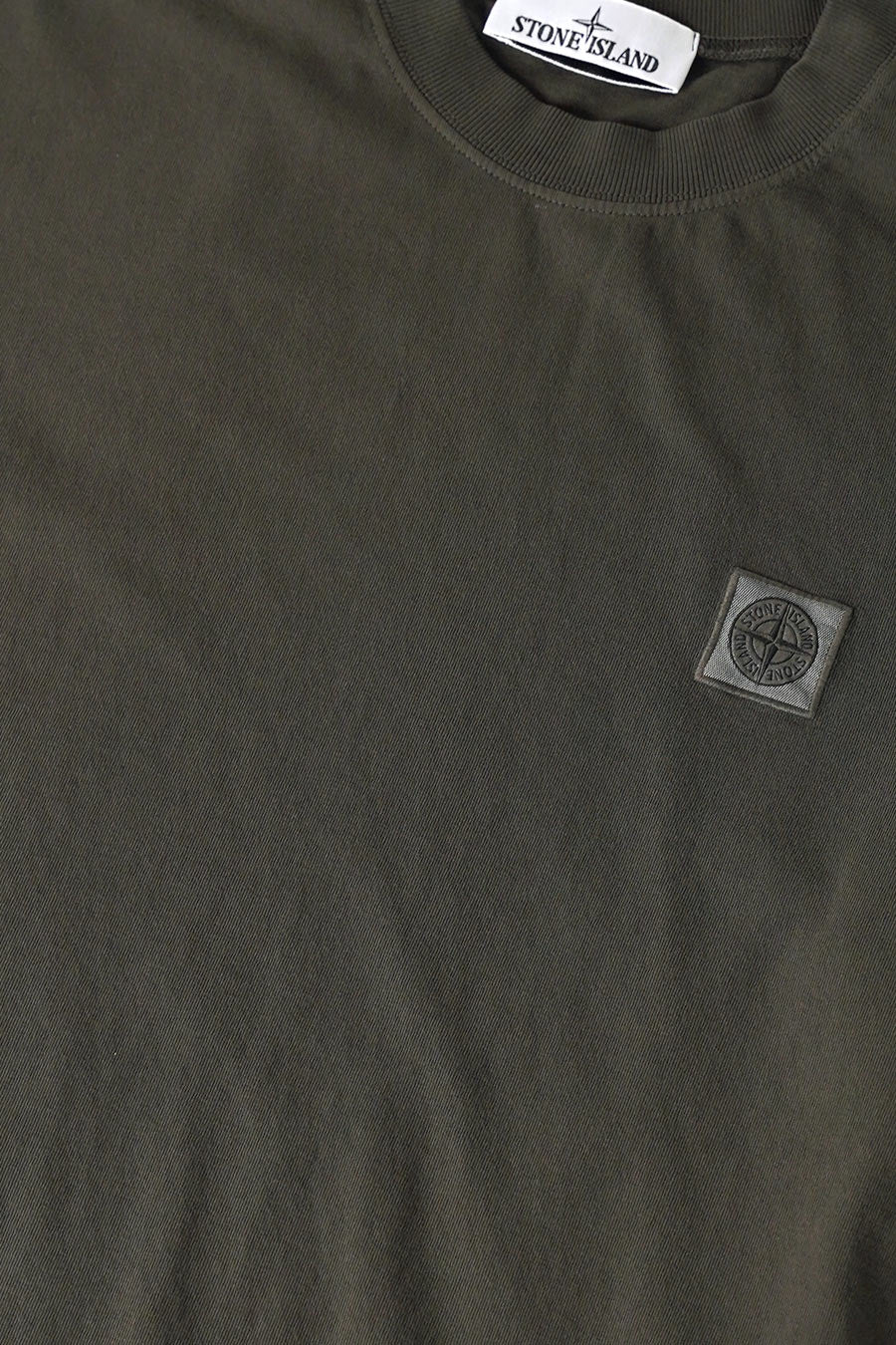 Stone Island - T-SHIRT COMPASS PATCH GRIS CHARBON - LE LABO STORE