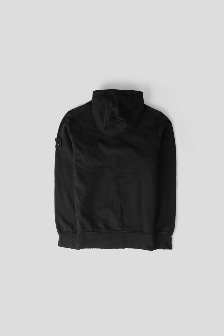 Stone Island - HOODIE ZIP COTTON NOIR - LE LABO STORE