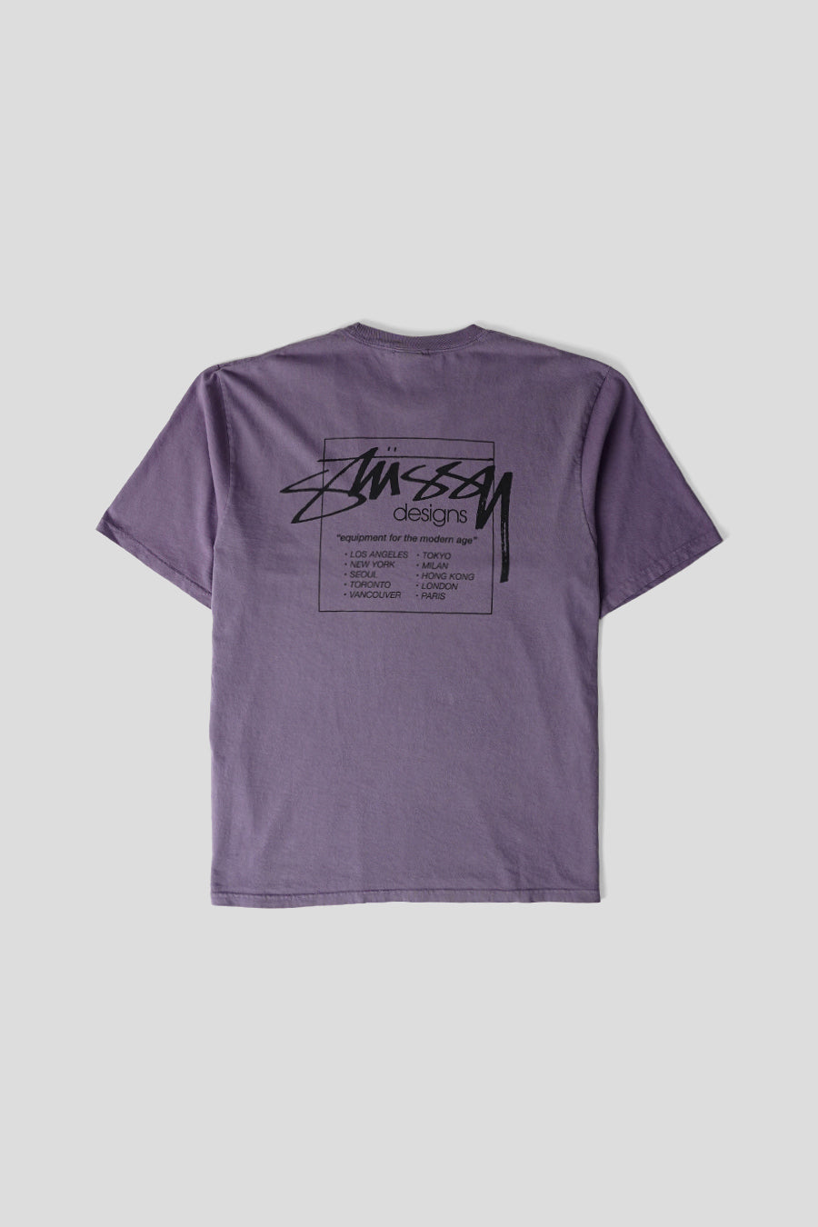 Stussy - MODERN AGE PIG. DYED TEE GRAPE - LE LABO STORE